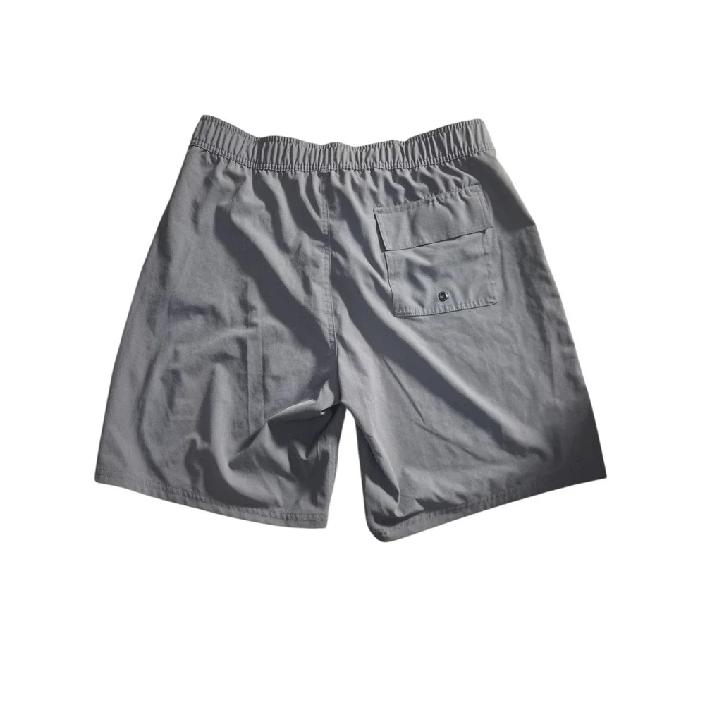 Spyder Swim Mens Board Shorts Gray UV Protection Mesh Lined Size Large L/G